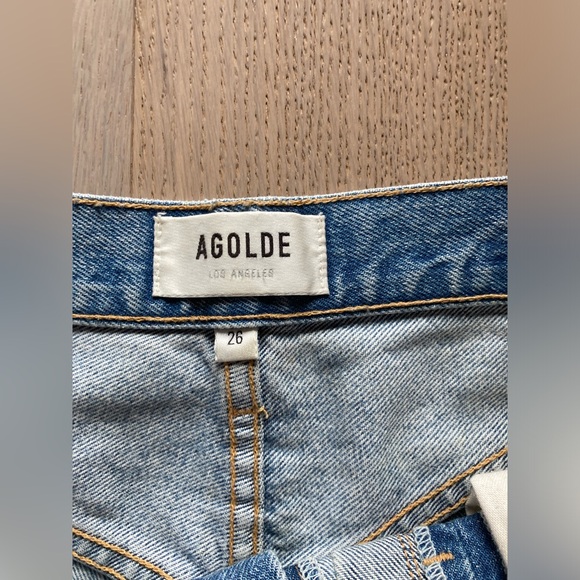 Agolde pieced angle denim jeans - Picture 6 of 7